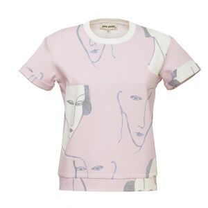 Crew Neck T-Shirt With Rolled Sleeves